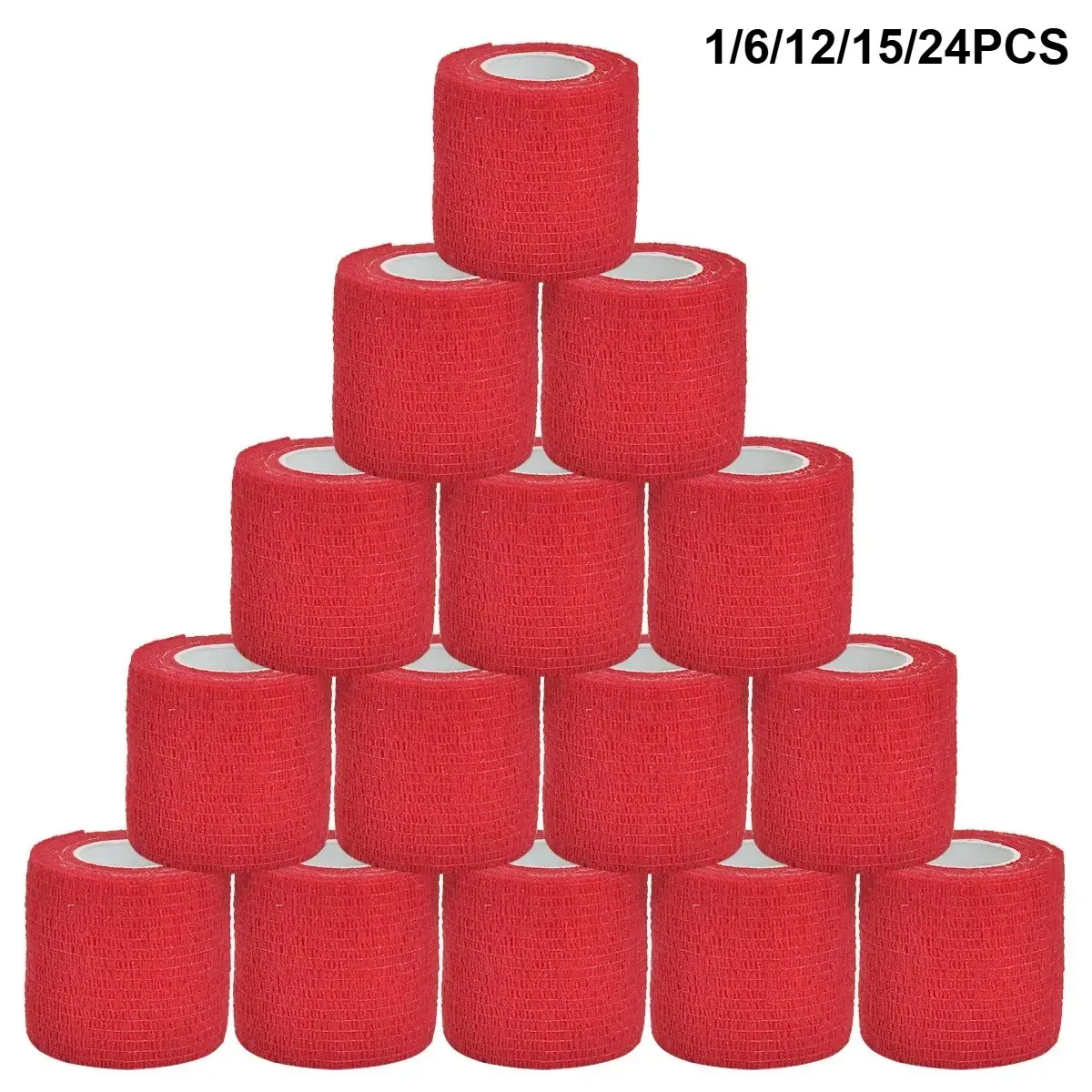 Self Adhesive Bandages, Sports Tape Nonwoven Waterproof, Wrist Ankle Finger Protection, Tattoo Bandage, Wrist Wrap, Protective Gear, 1/6/12/15/24pcs