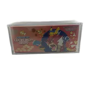 Pokemon Acrylic Case for Japanese Special Box with UV Protection & Strong magnets, Fits- Tohoku, Hiroshima, Fukuoka, Poncho Pikachu, Kanazawa Pikachu (JSB) Boxes- Pokemon Cards not included