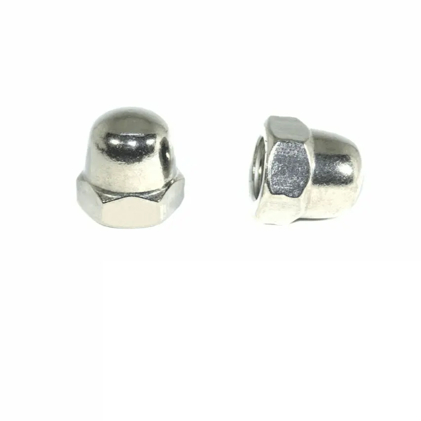 ZSPEC M6-1.0 Acorn Nuts, SUS304 Stainless Steel, 10-Pack