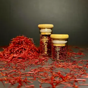 Delite Saffron Superior Afghan Saffron Premium Saffron Threads All Pure Red Handpicked Organic Wellness Supplement for Brain Health