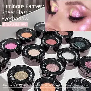 Single Color Pearl Eyeshadow Eye Shimmer Chameleon Fine Flash Glitter, Long-Lasting Brightening Eye Makeup, Easy Application, Clear Finish