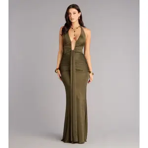 Monroe Metallic Knit Mermaid Formal Dress