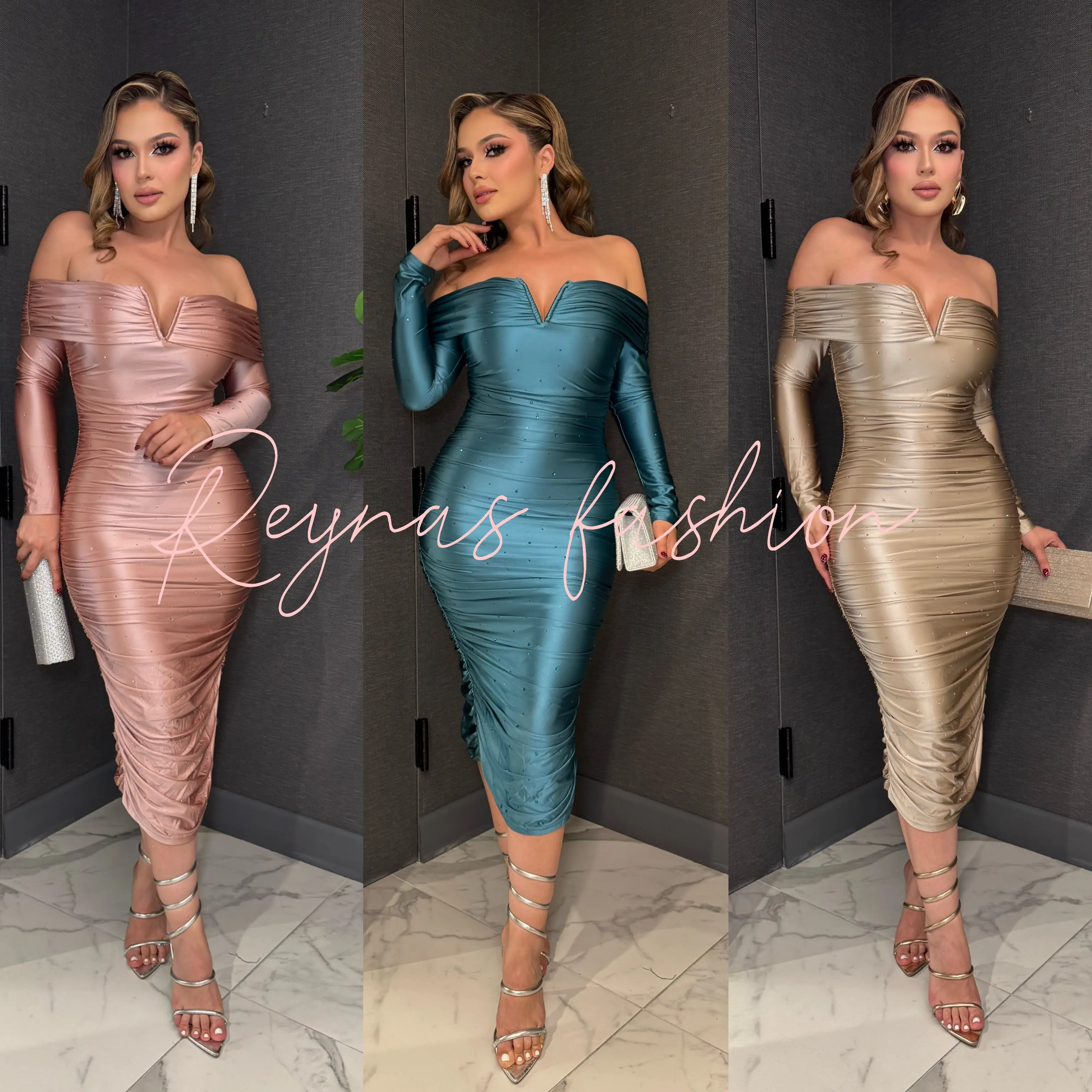 🎀 Antonela satin dress