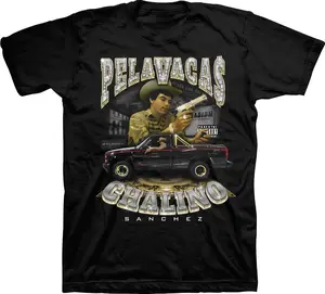 Chalino Sanchez T-Shirt, Fashion Cotton, Full Sizes, Full Colors, For Men, For Women