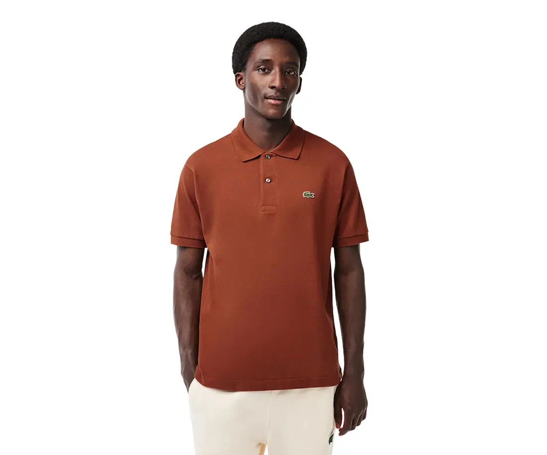 LACOSTE Men's Casual Polo Shirt, a Classic Shortsleeve Active Top Featuring a Stylish Ribbed Collar Design