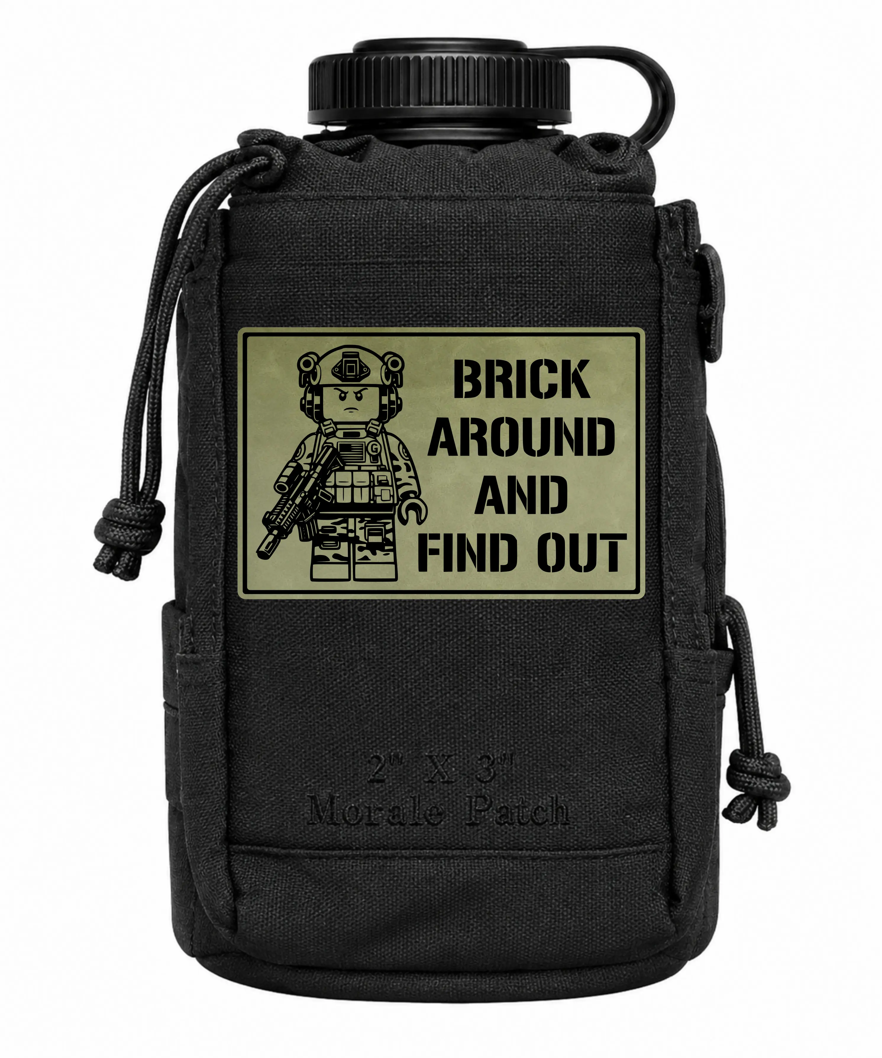 Brick Around and Find Out Funny Morale Patch 3” Hook & Loop Back for Hats Jackets Tactical Vests Plate Carriers EDC Gear & Humor Patch Collectors