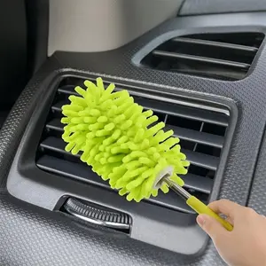 1pc Microfiber Duster For Cleaning, Hand Washable Dusters, Extendable Pole, Detachable Cleaning Brush Tool For Office, Car, Window, Furniture, Ceiling