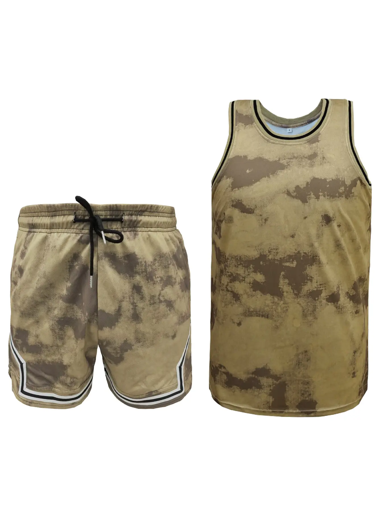 Men Women Comfortable Basketball Top & Shorts Two-piece Set, Casual Quick Drying Basketball Set for Unisex, Breathable Sports Outfits for Basketball Games, Sports Jersey
