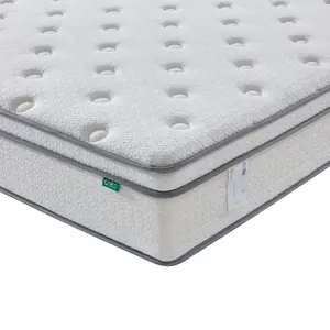 14 Inch Double-Layer Memory Foam Mattress | Medium Firm | Non-Compressed for Better Support