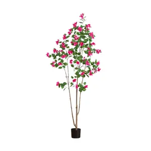 Nearly Natural 7' Artificial Minimalist Bougainvillea Tree