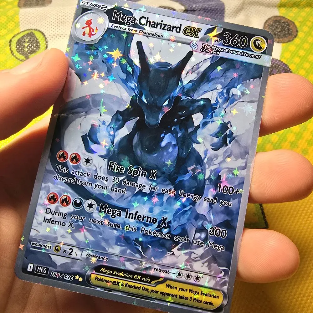 Mega Charizard ex Handcrafted Card - Dark Cosmic Style, 8 Holo & Finish  Variations - TikTok Shop