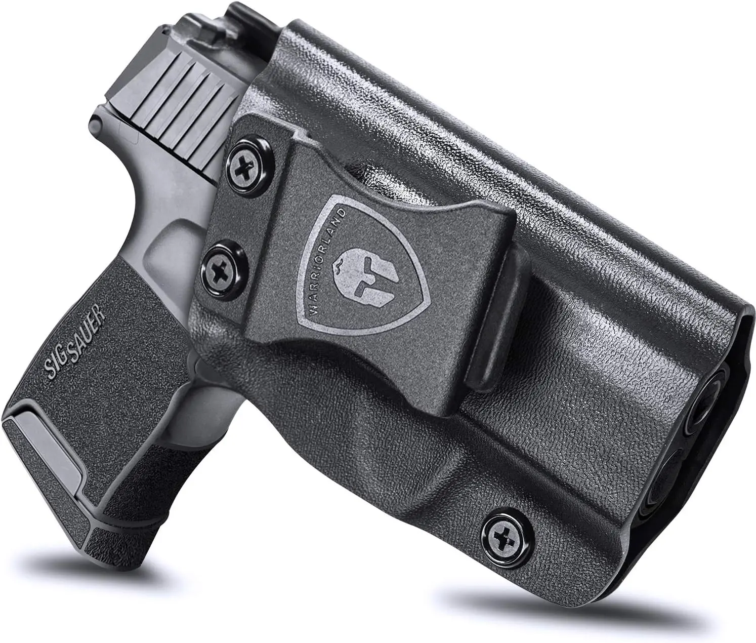 WARRIROLAND IWB KYDEX Holster Fit:P365 Nitron Micro-Compact, P365 XL,P365 SAS,P365X,P365.380 ACP, Not fit Red dot,Inside Waistband Concealed Carry,Right-Handed DealsforYouDays, Competition, Draw Resistance
