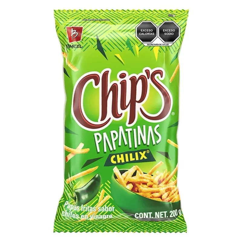 Chips Papatinas Chilix -  Bag of 200 grams