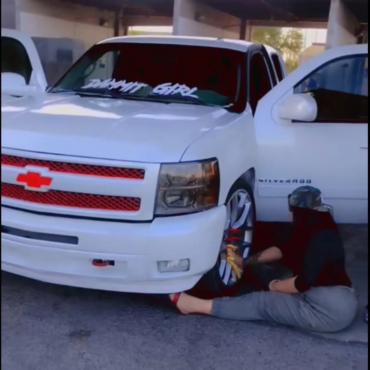 Dammit Girl decal