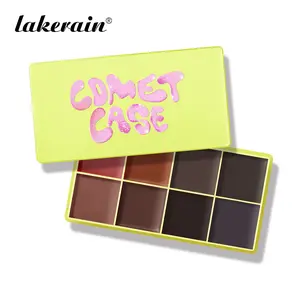 Cream Contour and Blush Palette 8 Shades, Multi Functional Face Makeup Kit for Lips Cheeks Highlighting, Lightweight Blendable Formula for Everyday Beauty Routine Travel and Night Out Looks