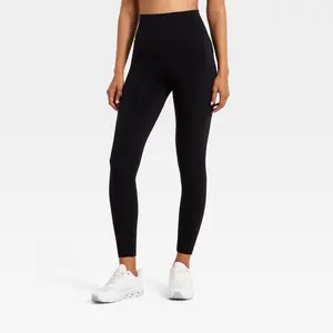 Women's Super Flex High-Rise 7/8 Pocketed Leggings - All In Motion AER53 Black L