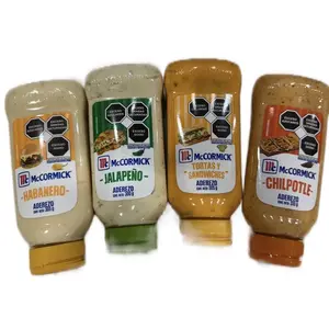 McCormick Aderezos (4 Sabores) Habanero, Jalapeño, Tortas y Sandwiches, Chipotle- Dip Sauce Dressing
