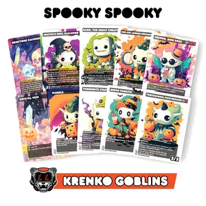 Krenko Goblin Kindred Complete Proxy Deck | Adorable Halloween Costume Contest - Complete Commander Proxy Deck (cEDH) with 100 Cards and Tokens Tcg Booster Pack