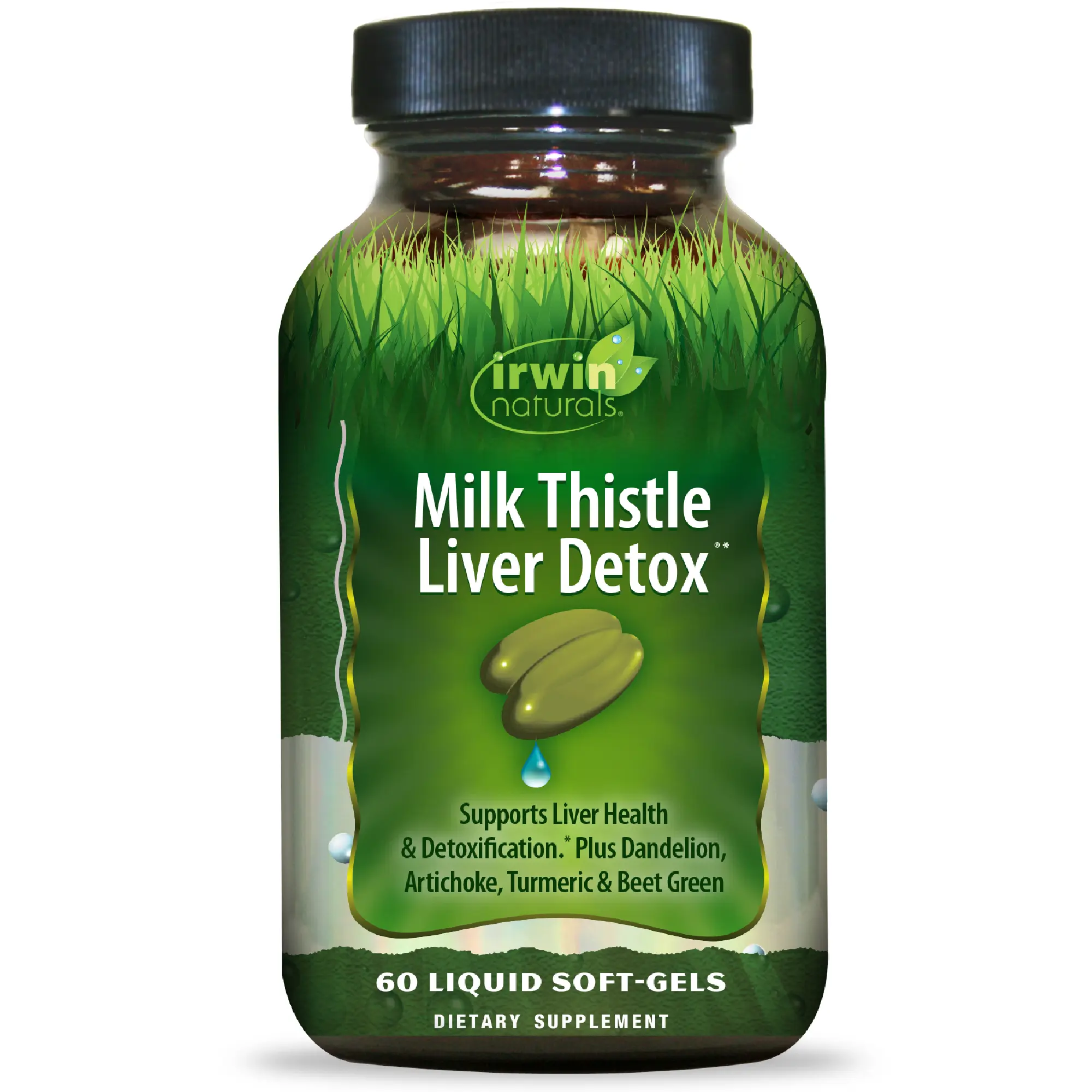 Milk Thistle Liver Detox | Standardized 80% Silymarin with Turmeric, Artichoke, Dandelion & Schisandra | Daily Liver Wellness Support | Liquid Soft-Gels | 60 Count