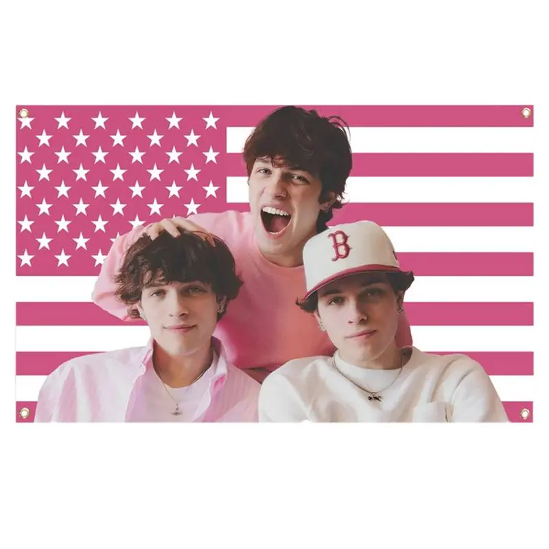 Sturniolo Triplets American Flag Tapestry for Wall Hanging College Dorm Cave Bedroom Living Room Party Decoration Banner,gifts boyfriend,valentine's gift for bfwall decor flags
