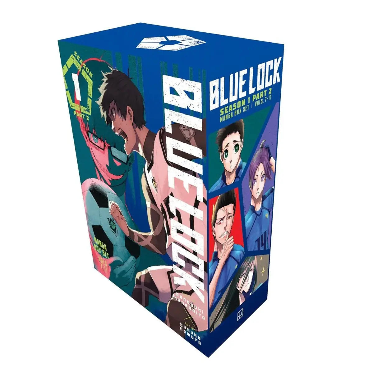 Blue Lock: Season 1, Part 2, Manga Box Set, Complete Soccer Manga Collection - Paperback