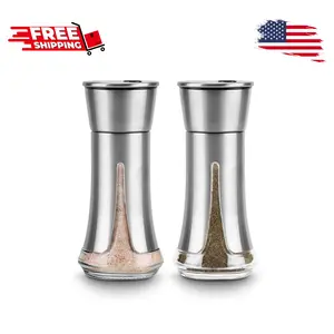 Salt and Pepper Shakers Salt Shaker with Adjustable Pour Holes