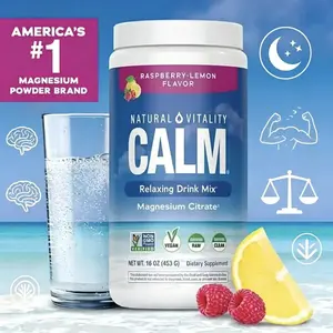 3 Pack-Triple MaxCalm MaxCalm Relaxing Drink Mix Bundle- Anti Stress Drink Mix - With lonic Magnesium Citrate +Glycinate - Raspberry Lemon Flavor
