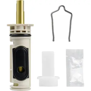 1222 Replacement Cartridge Kit for Moen One Handle Posi Temp Faucet, Compatible with Moen Bathtub & Shower Valve Cartridge, Durable Brass & Plastic Construction