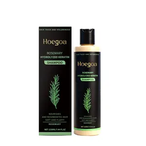 Hoegoa Rosemary Keratin Shampoo | Aloevera Gentle Scalp Care, Moisturizing & Strengthening, Safe for Sensitive Scal