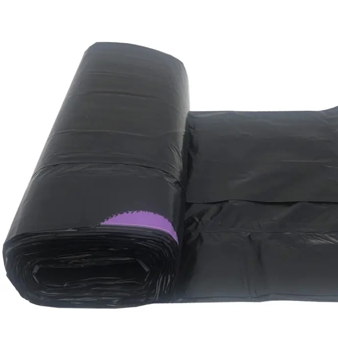 5 Gal Heavy-Duty Black Trash Bags - Durable PE Garbage Liners for Bathroom, Office Small Waste Bins - Leak-Resistant Home Care Waste Disposal Supplies