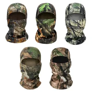 5-Pack Tactical Camo Balaclava Set - UV Protection Face Mask & Neck Gaiter | Breathable Full Face Cover for Hunting, Fishing, Cycling & Outdoor Sports - Unisex summerwins