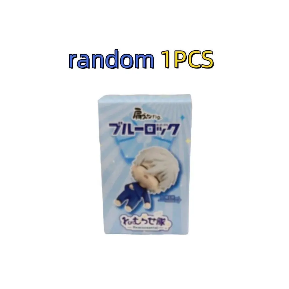 Anime BLUE LOCK Sleeping Blind Box Action Figure 5cm Pvc Figurine Yoichi Isagi Seishiro Nagi Model Toy Home Decoration Kid Gift