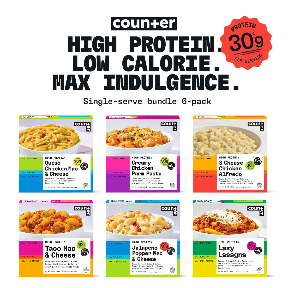 Counter High Protein Single-Serve Frozen Meals Counter High Protein Single-Serve Frozen Meals