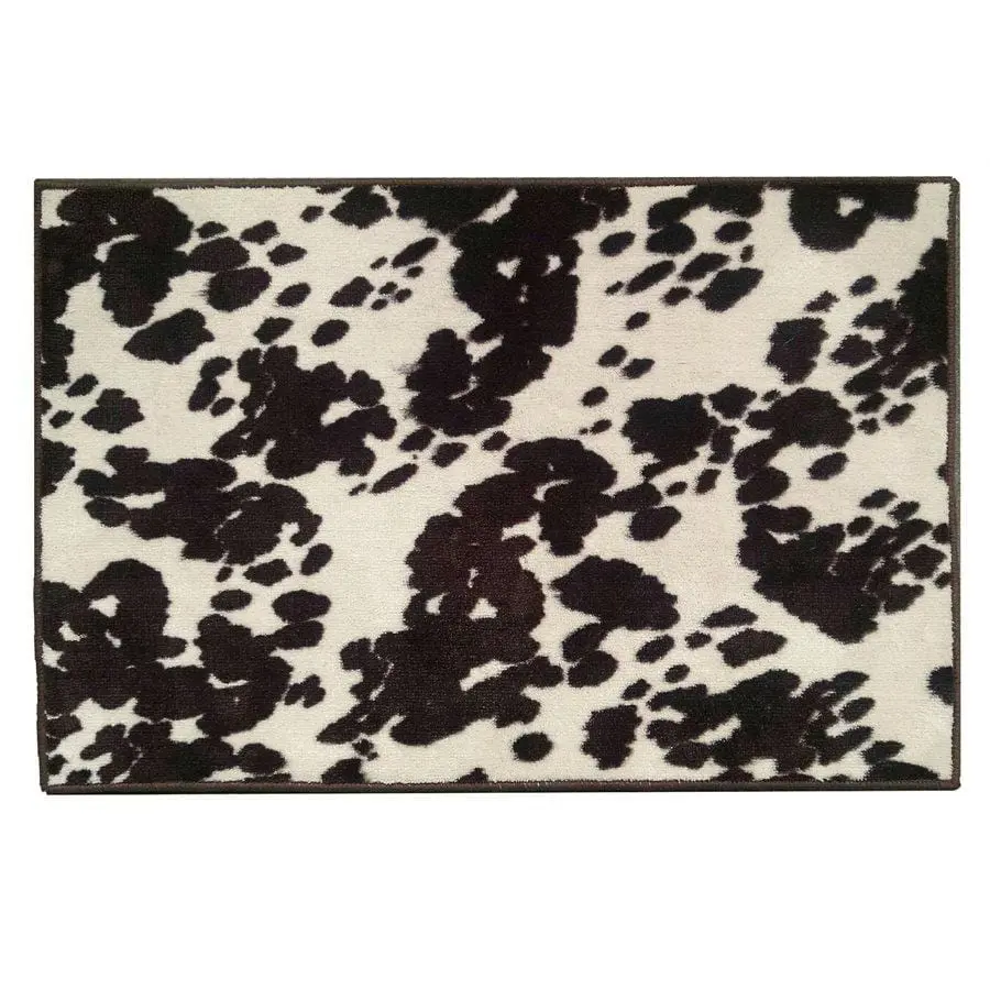 Cowhide Print Kitchen/Bath Rug Cowhide Print Kitchen/Bath Rug