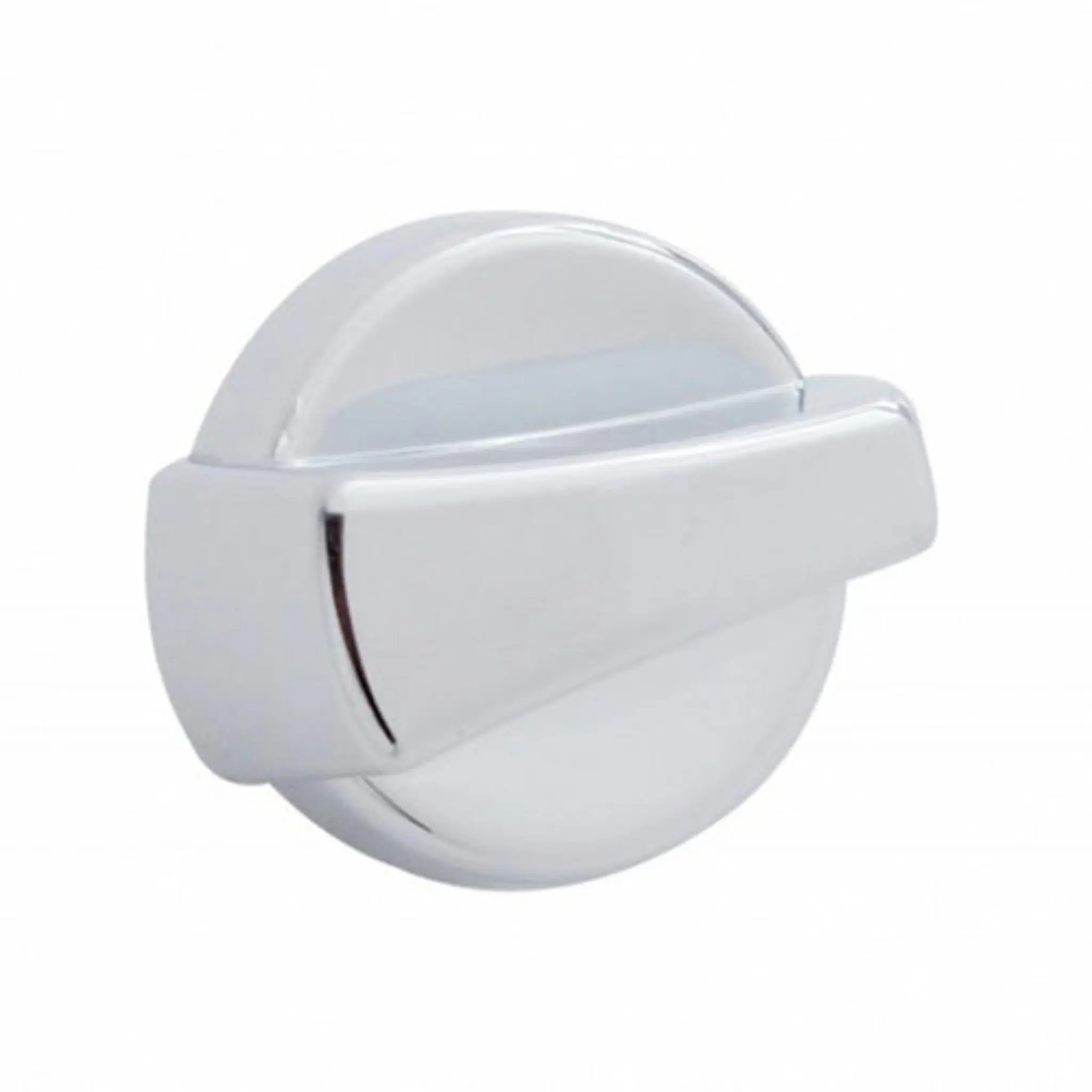 United Pacific Chrome A/C & Heater Control Knob, Automotive Interior Accessory for Peterbilt Truck