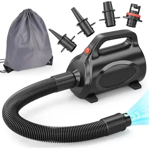 650W Electric Air Pump for Inflatables Air Mattress Powerful Quick Fill Inflator/Deflator Pump for Gymnastics Mat Pool Float Raft Portable Air Pump with Storage Bag AC 110-120V