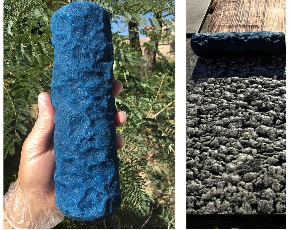 Concrete Texture Rollers - Large Weathered Granite Texture Roller - Lively, Clean, Classy & Extremely Pristine Textures