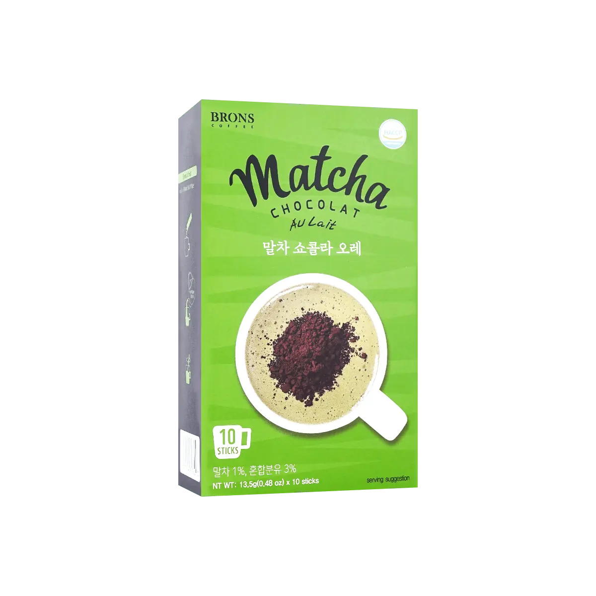 HAITAI Matcha Chocolat Au Lait 13.5g