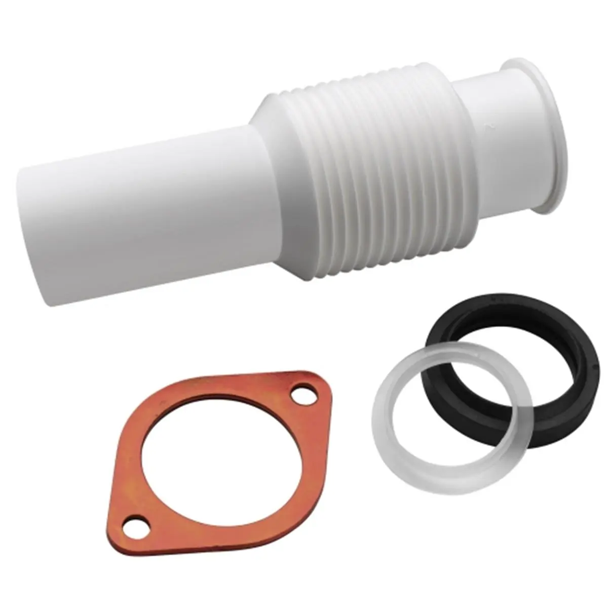 212 MAIN In-Sink-Erator Flex Discharge Tube - 7.5x8.5x5.75 inches, Gasket-Included, Under-Sink Compatible for Kitchen Fixtures, Water Filtration Setups, In-Sink-Eraser Flex Discharge Tube