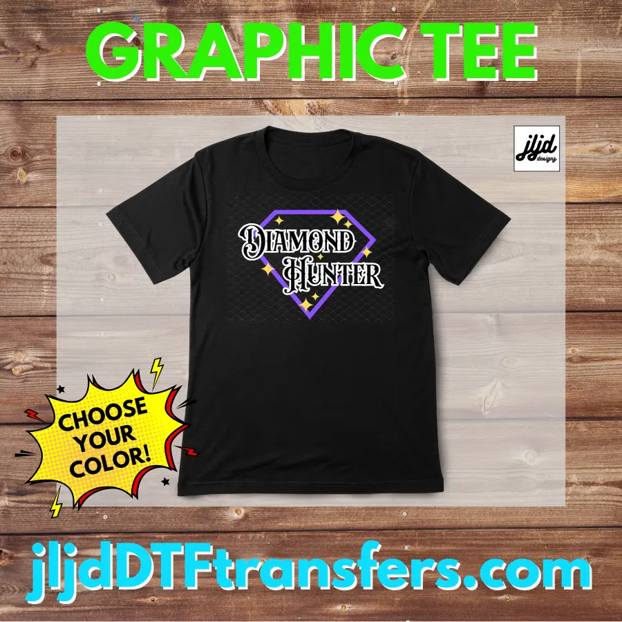 Diamond Hunter | Bomb Party Fizz | Ryze Party | unisex graphic tee t-shirt SoftStyle Ring Spun Cotton BP jewelry rep custom apparel