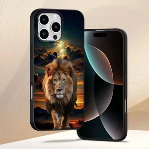 Lion pattern autumn fashion birthday gift for men and women, anti-drop phone case for iPhone new models 17/17PRO/17AIR/17PROMAX/16E/16/16PRO/16PLUS/16PROMAX/15/15PLUS/15PRO/15PROMAX/14/14PLUS/14PRO/14PROMAX/13/13PRO/13PROMAX/12/11/Plus/Pro/Max