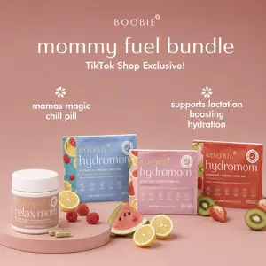 BOOBIE* Superfoods Mommy Fuel Bundle - TikTok Shop Exclusive - Daily Hydration and Stress Support for Moms