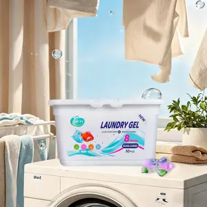 5-in-1 Laundry Pods Total 50 Count High Efficiency Hygienic Clean Heavy Duty Liquid Detergent Pacs Free Clear of Dyes Perfumes For Visible Invisible Dirt Dissolves in Water