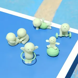 Fluorescent Sports Series Blind Box, Glowing Doll, Desktop Decoration, Surprise Gift Collection, Car and Phone Decor, Party Favors