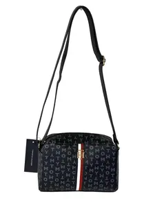 Tommy Hilfiger Classic Design Crossbody Bag with Neutral Color Palette & Brand Logo for Casual Wear