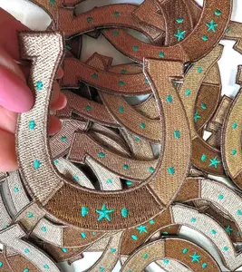 Horseshoe, Hat patch,western patches, cowboy patches, cowgirl patches, boots patch, western patch, texas, horse patches