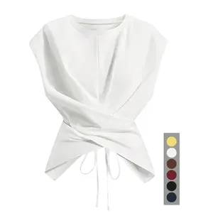 Women's Plain Casual Vest Top, Fitted Daily Commute Wear, Ladies Sleeveless T-Shirt, Multiple Colors AvailableRAIMENTRY