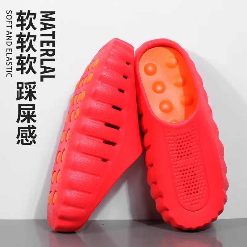 Mind 001 Couples Sports Massage Slippers — meridian pressure for foot relief, non-slip sports sole, breathable mesh upper, waterproof EVA — ideal for everyday walking, light exercise, fitness, and casual wear; comfortable post-workout slippers,