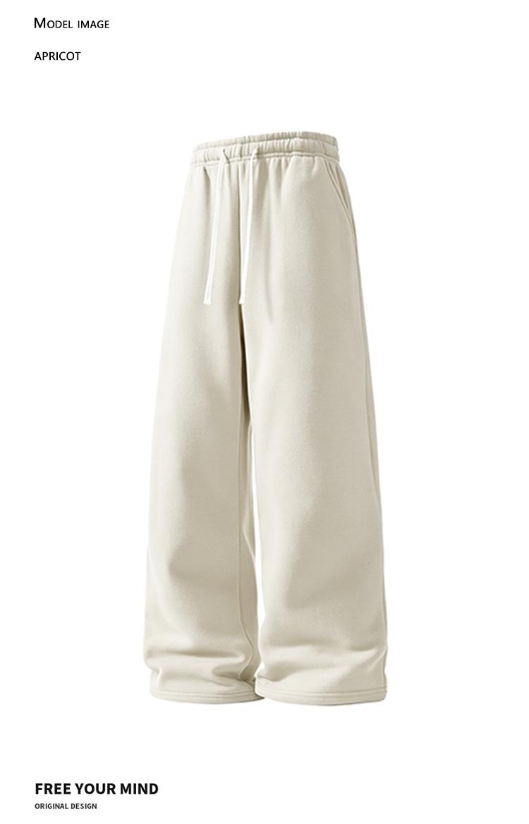 Pack of 4 men’s casual long pants featuring a drawstring elastic waistband and a loose fit for comfort and versatility. Suitable for everyday wear, leisure, sports, and fitness in spring and autumn.