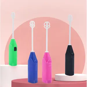 Mini Electric Infant Formula Mixer Extended Handle Milk Stirrer No Clumps Baby Milk Powder Blender for Bottles